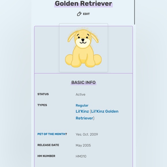 WEBKINZ Ganz GOLDEN RETRIEVER HM010 hang & but Tag No Code plush stuffed animal - Picture 14 of 14